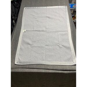Cloud Island Baby Blanket Gray Waffle Weave Satin Trim F16838005 30x39